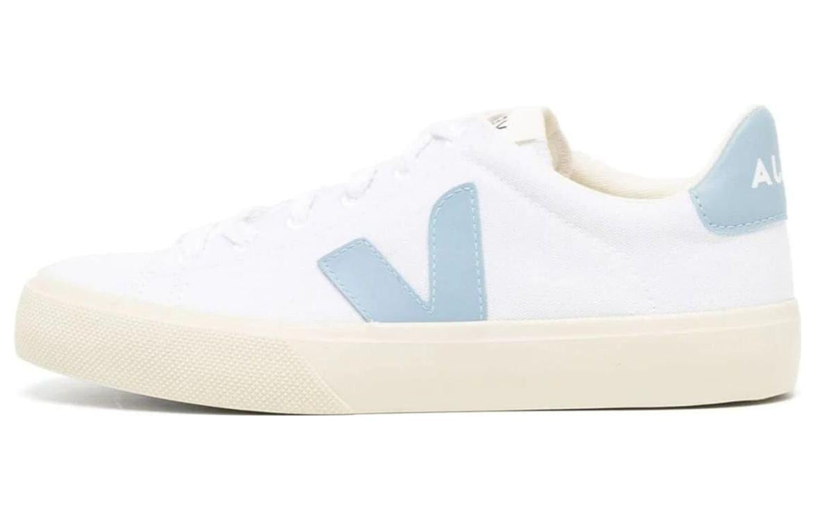 VEJA Campo Canvas 'White Steel' CA0103136A