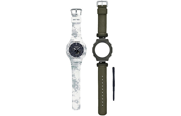 CASIO G-Shock Analog-Digital 'White' GAE-2100GC-7AJR