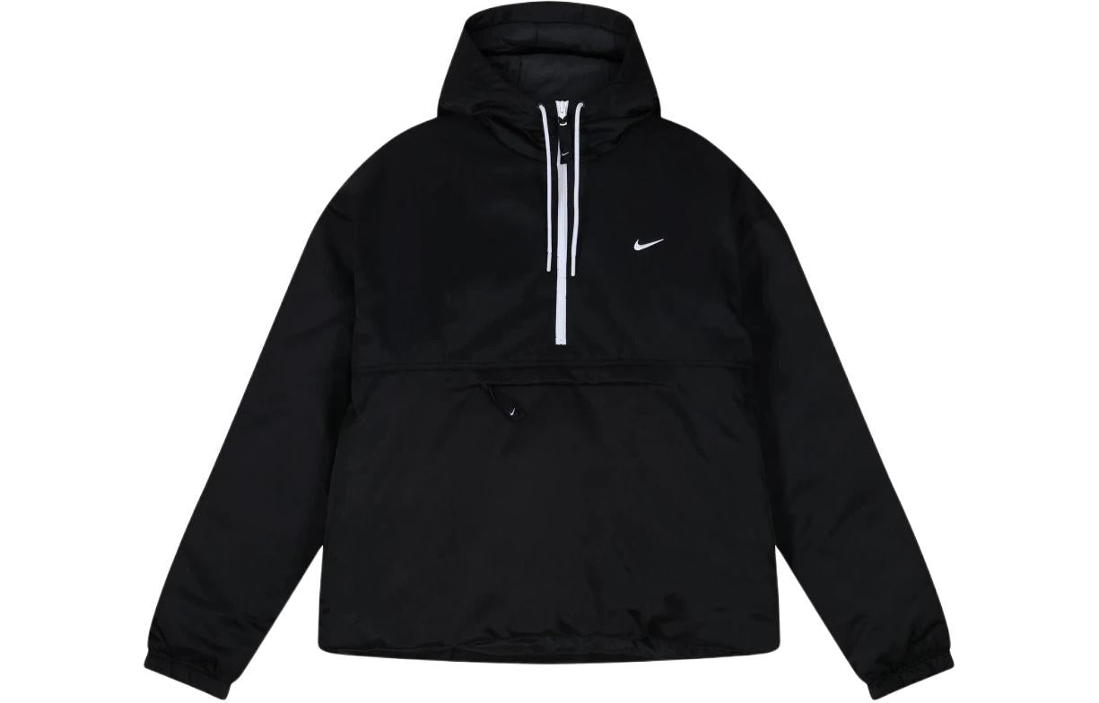 Nike NRG Solo Swoosh Satin Anorak 'Black' DR0840-010