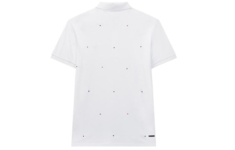 Men's FILA Sports Knit Short Sleeve POLO White Polo Shirt F11M021129F-WT