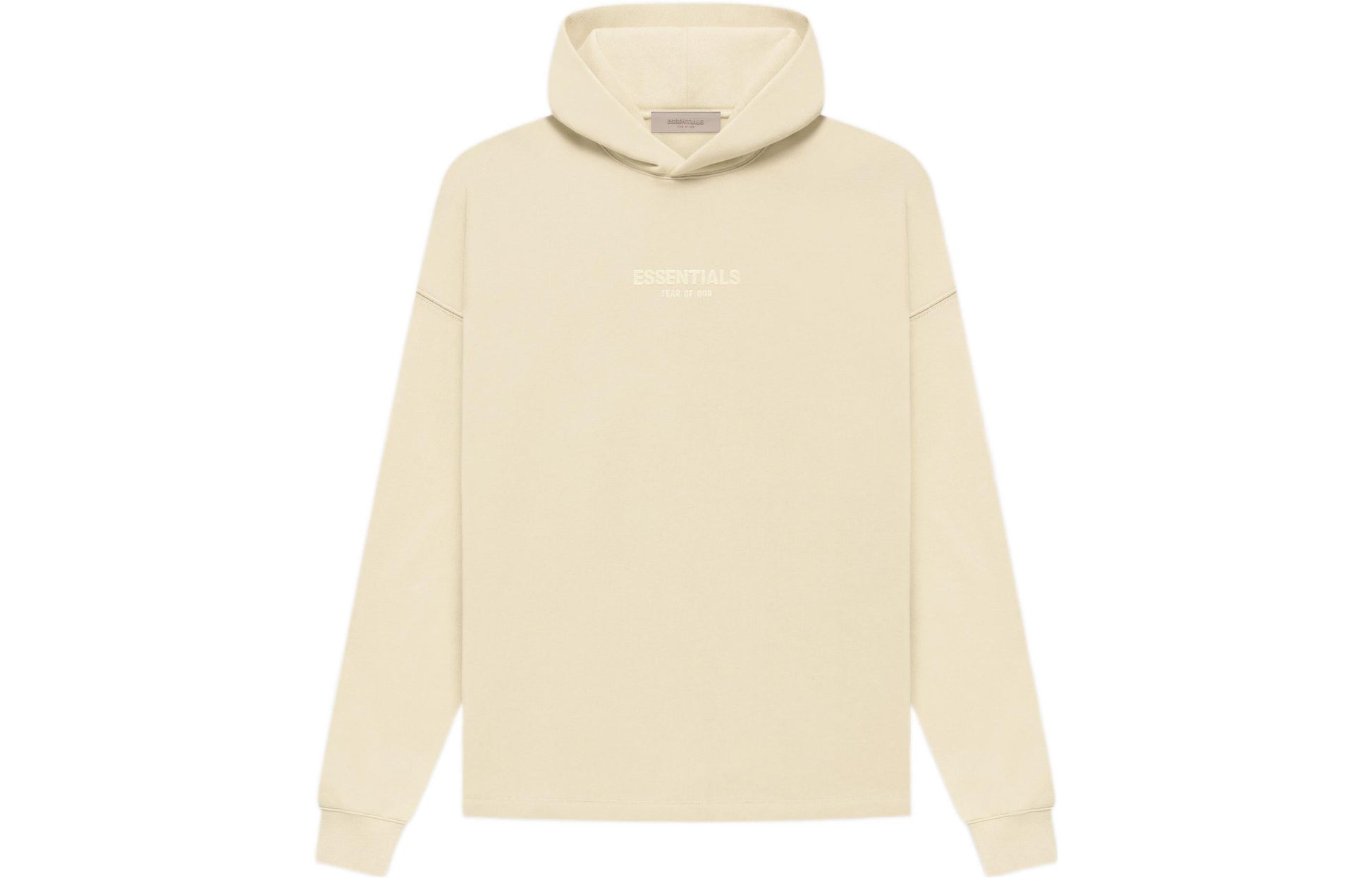 Fear of God Essentials FW22 Relaxed Hoodie 'Egg shell' FOG-FW22-025