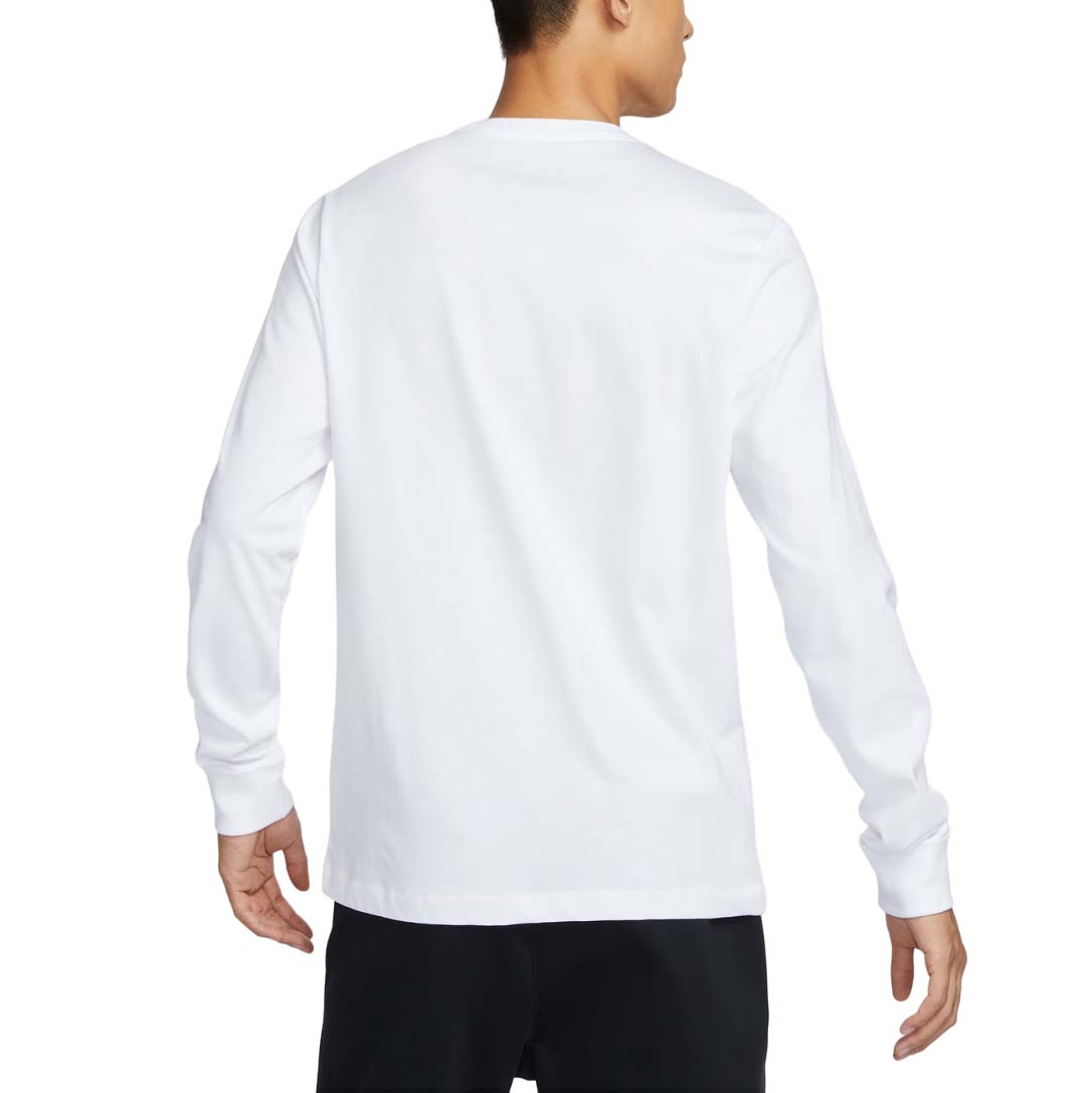 Nike Long Sleeve Basketball T-Shirt Asia Sizing 'White' HF6198-100