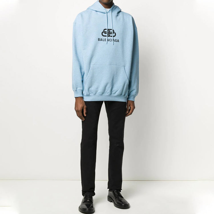 Balenciaga BB Hoodie 'Baby Blue' 570811THV785840