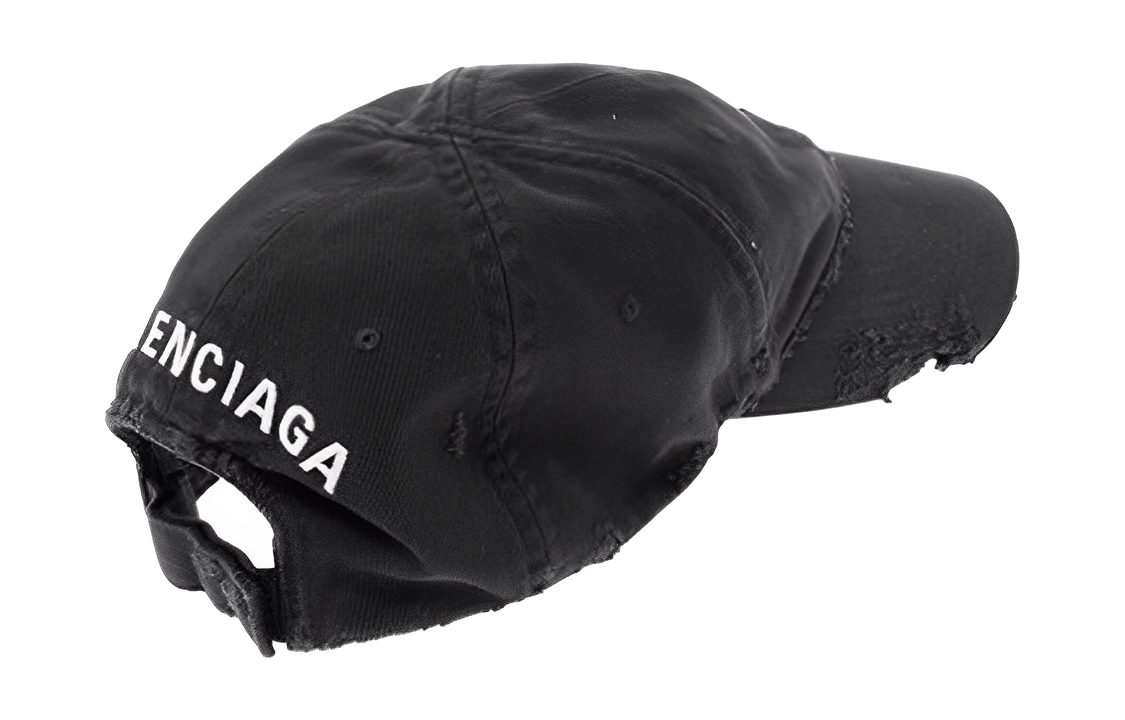 Balenciaga Dog Bite Cap 'Black Faded' 744301410B21071