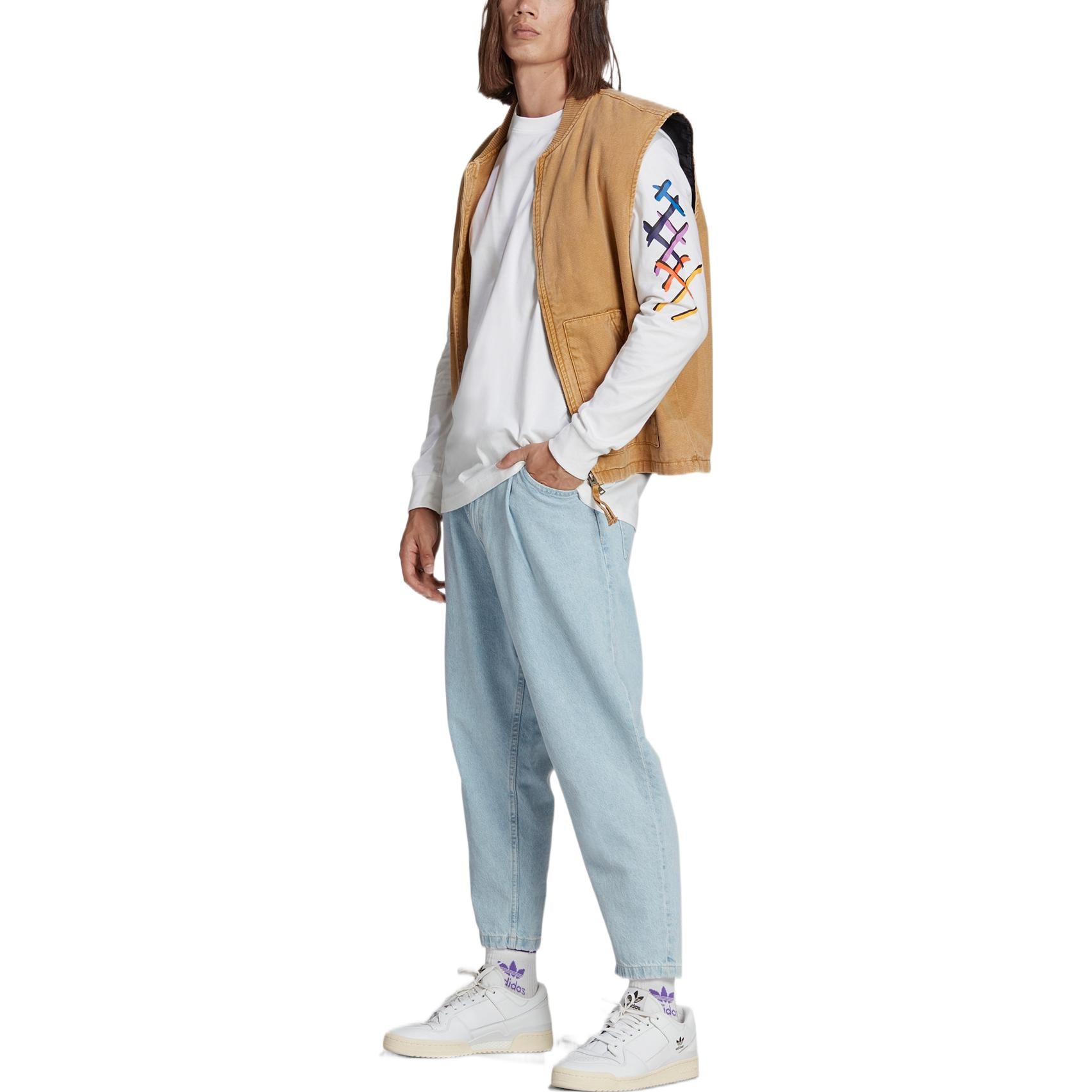 adidas originals Wander Hour Long Sleeve Tee 'White' II8468