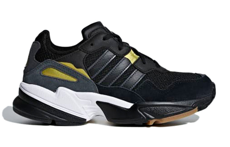 (GS) adidas originals Yung-96 J 'Black Gray Gold' G54710