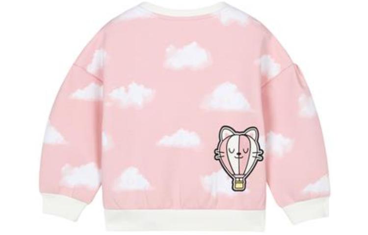(GS) Skechers Graphic Full Printed Crew Sweater 'Pink White' L123G023