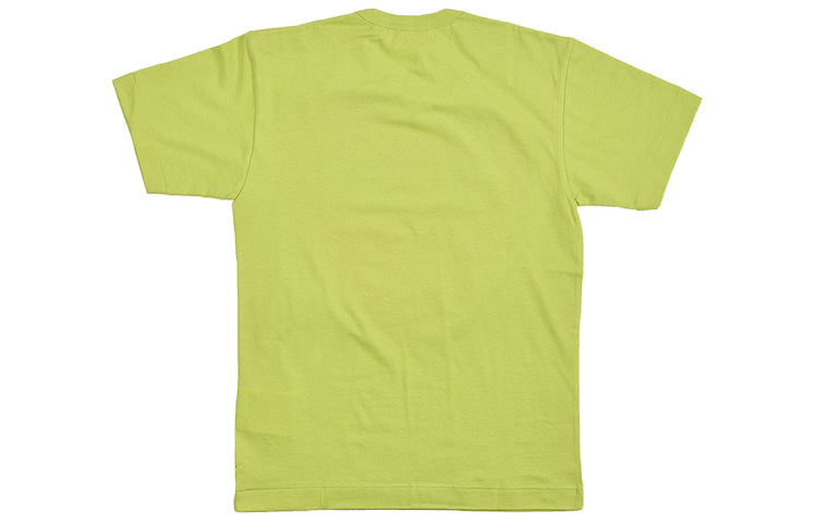 (WMNS) COMME des GARCONS PLAY Large Red Love Round Neck Short Sleeve Green AZ-T273-051-2