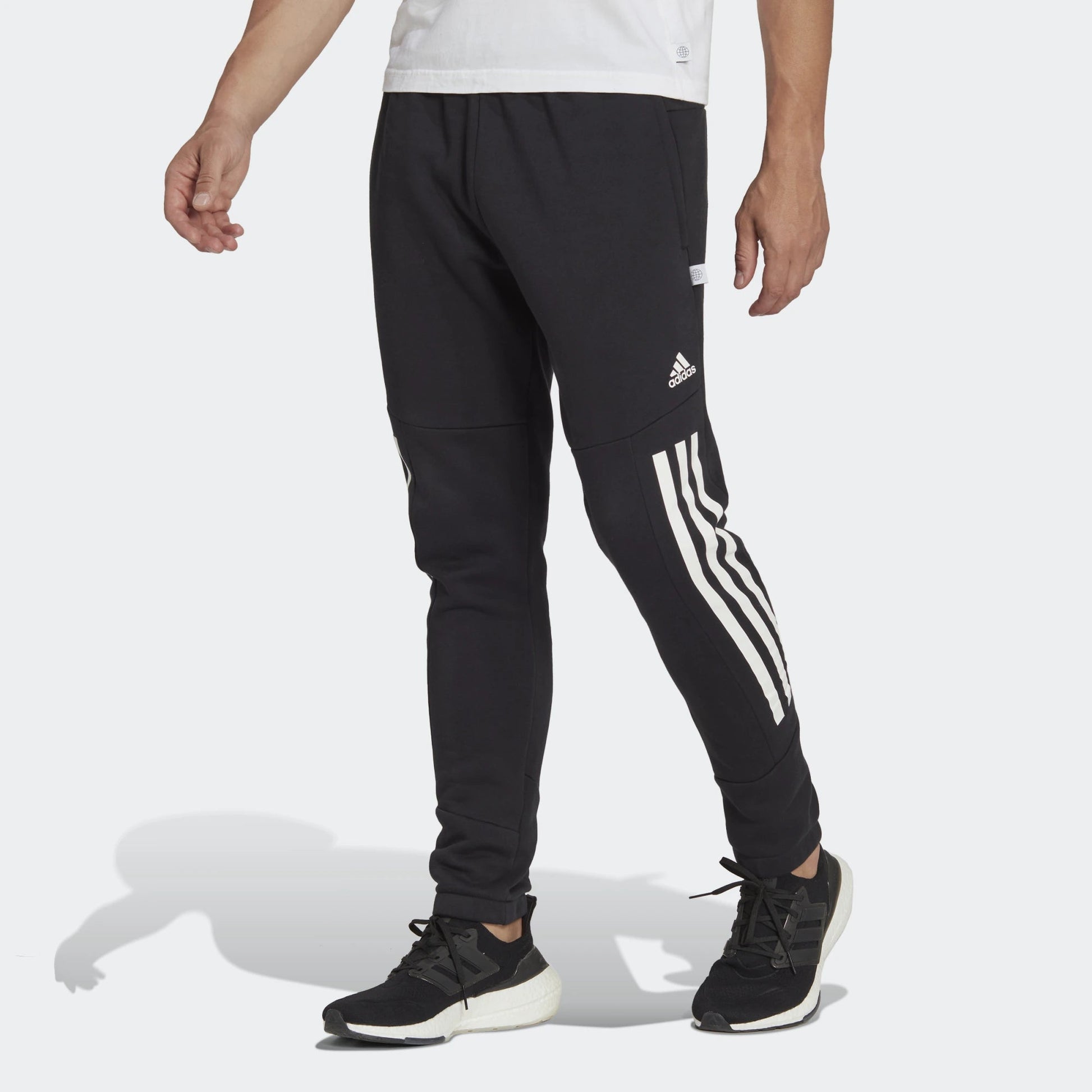 adidas Future Icons 3-Stripes Sweatpants 'Black' HK2154