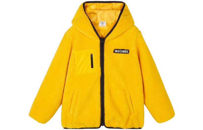 (GS) Skechers x SpongeBob SquarePants Graphic Jacket 'White Yellow' L321K181