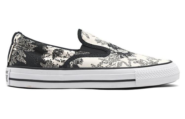 (WMNS) Converse Chuck Taylor All Star Floral Print 'Black White' 571392F