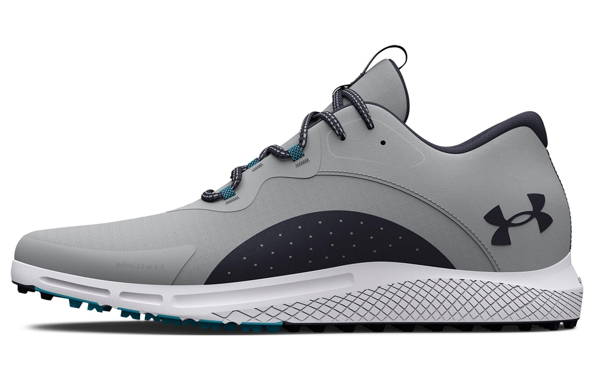 Under Armour Charged Draw 2 Spikeless Golf 'Grey Midnight Navy' 3026399-101