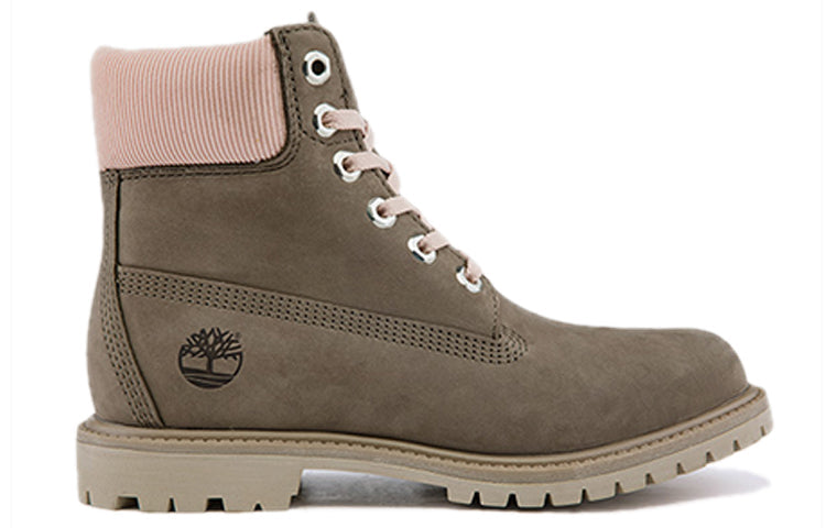 (WMNS) Timberland Premium 6 Inch Waterproof Wide Fit Boot 'Olive Nubuck' A2J5W