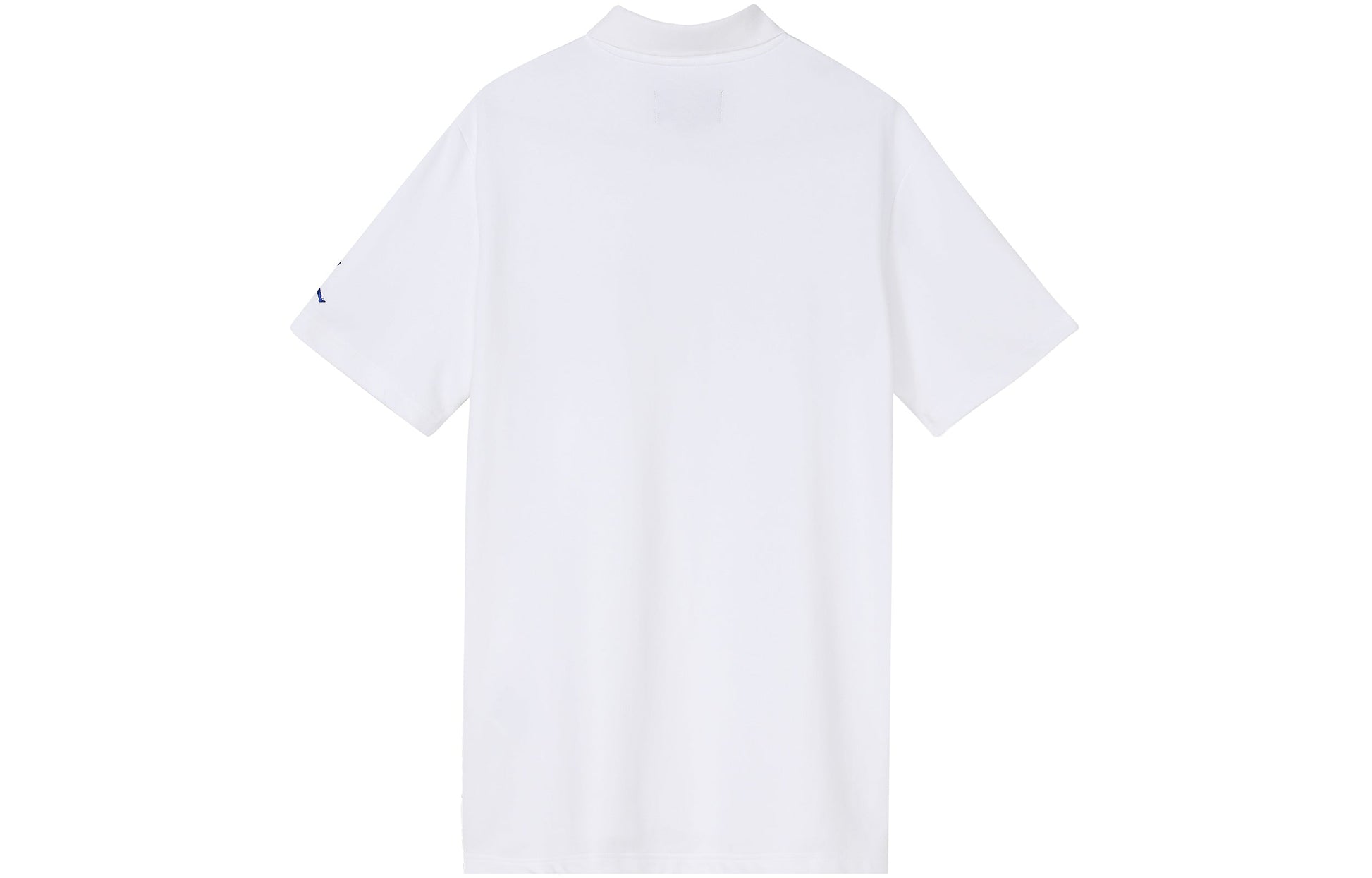 Air Jordan Solid Color Lapel Button Brand Multi-Color Embroidered Short Sleeve T-Shirt Men's White DX6299-100