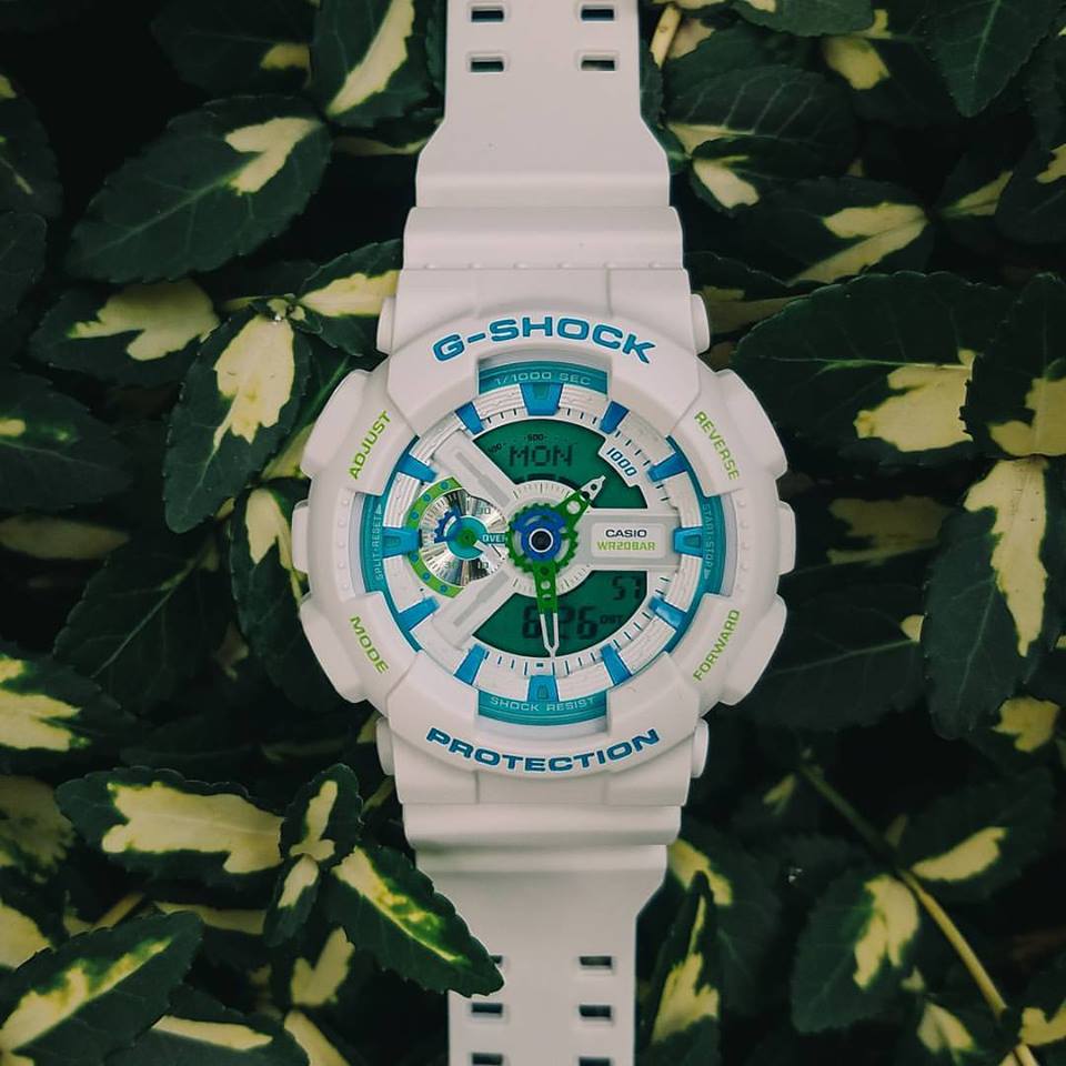 CASIO G-Shock Analog-Digital 'White' GA-110WG-7A