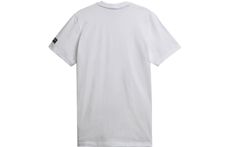 adidas originals Tee Spzl Printing Logo Casual Sports Short Sleeve White GK5733