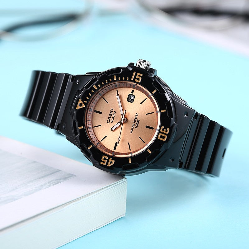 CASIO Quartz Waterproof Sports Rose Gold Analog LRW-200H-9E2V