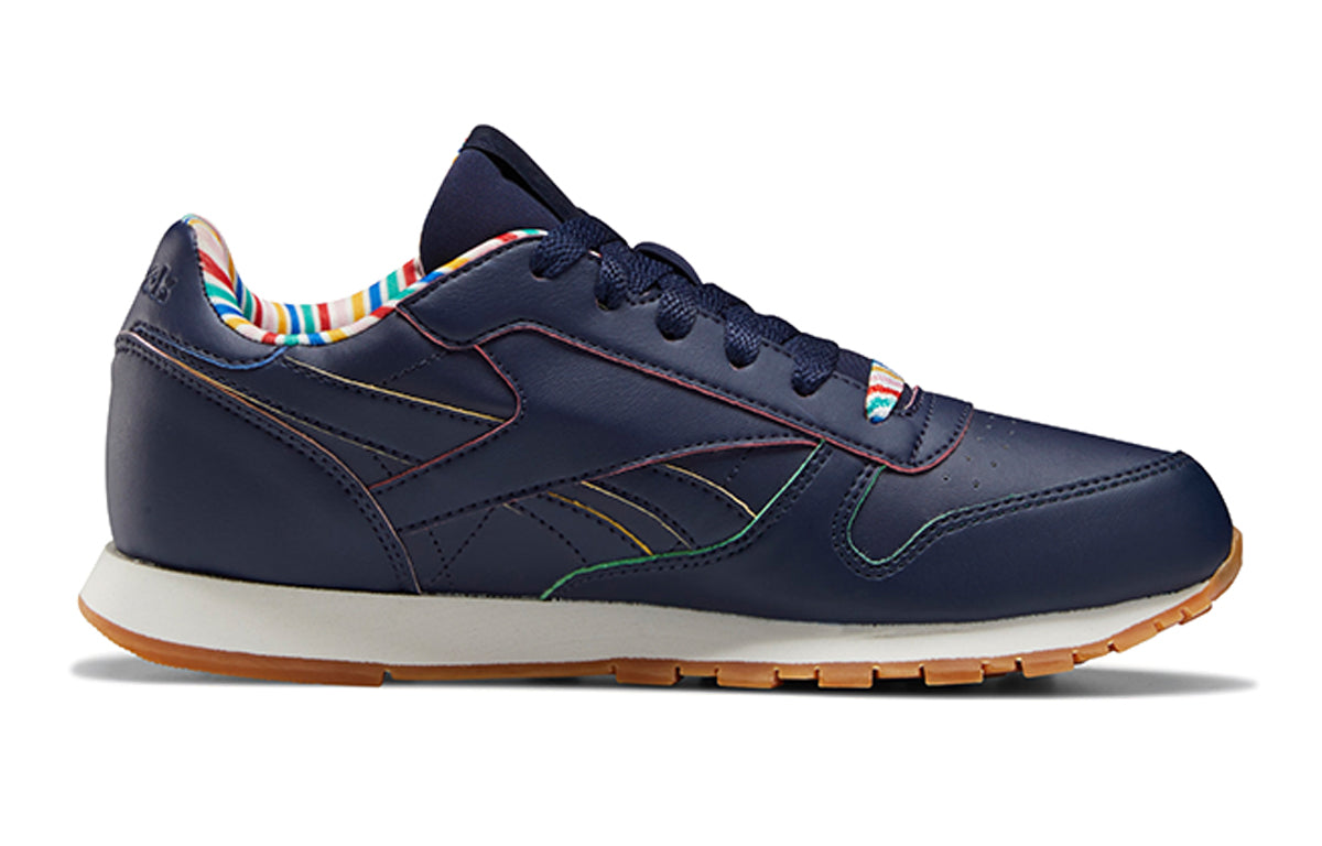 (GS) Reebok Classic Leather 'Colorful Stripe' FW6117