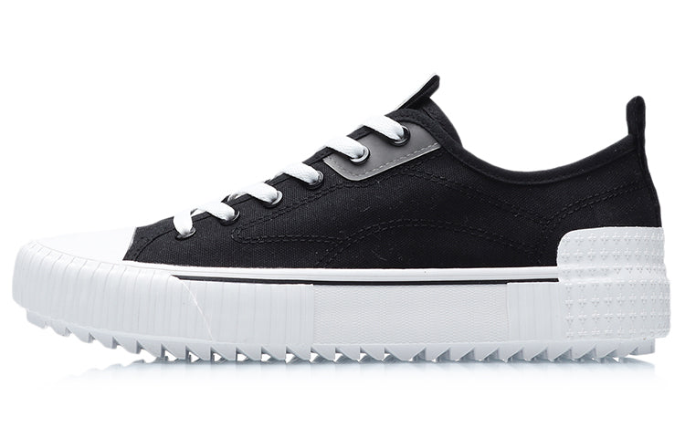 Li-Ning x Disney Skate Shoes 'Black White' AGCR177-2