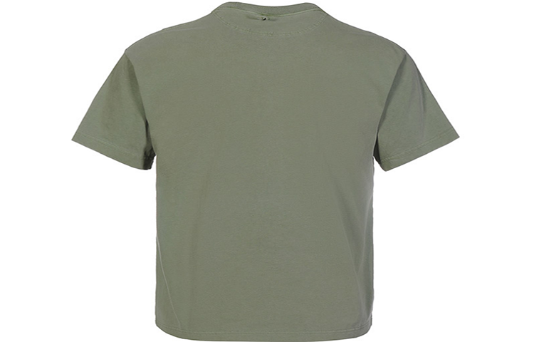Men's Nike NAI-KE Cha Nai-Ke Cha Series Casual Breathable Solid Color Short Sleeve Green T-Shirt DV5253-386