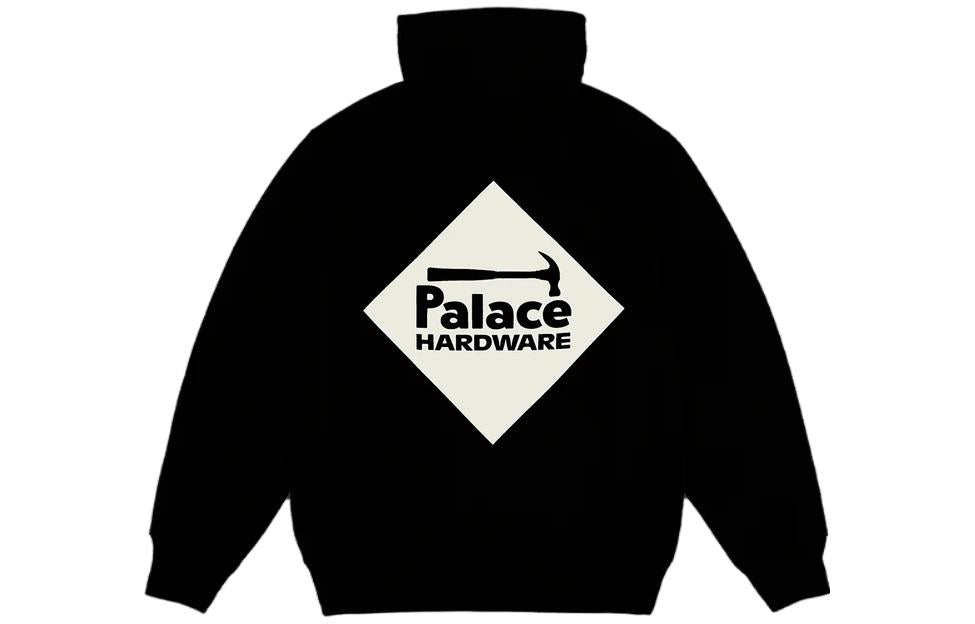 Palace Fw23 Hardware Hoodie 'Black' P25HD011