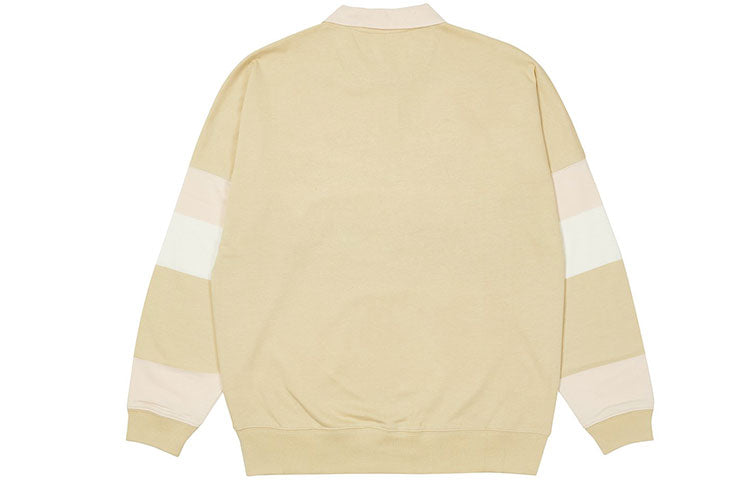 Palace FW21 Classic Stripe Drop Shoulder Polo Shirts 'Beige' P21ES042