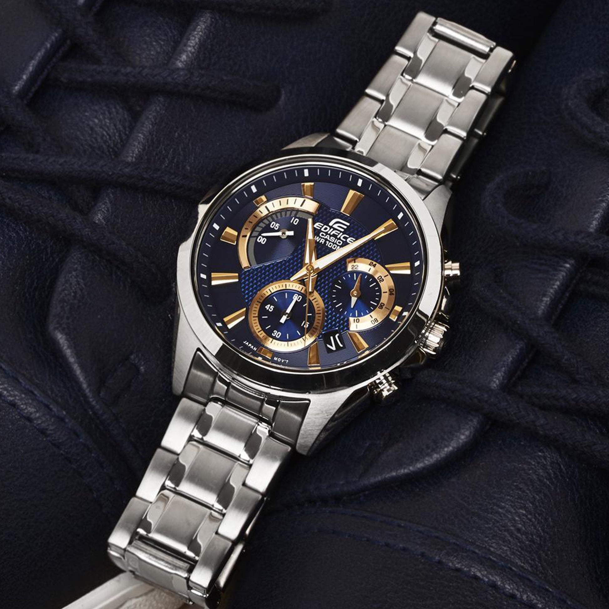 CASIO EDIFICESeries Men'ses Mens Blue Analog EFV-580D-2AVUDF