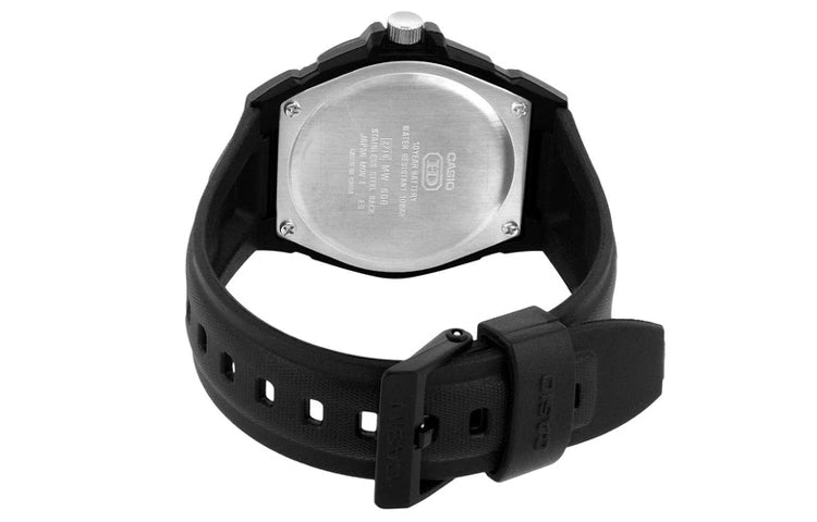 CASIO Quartz Waterproof Sports Mens Black Analog MW-600F-1A