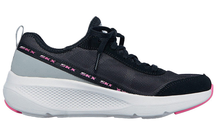 (WMNS) Skechers Go Run Elevate 'Black Grey' 128318-BKW