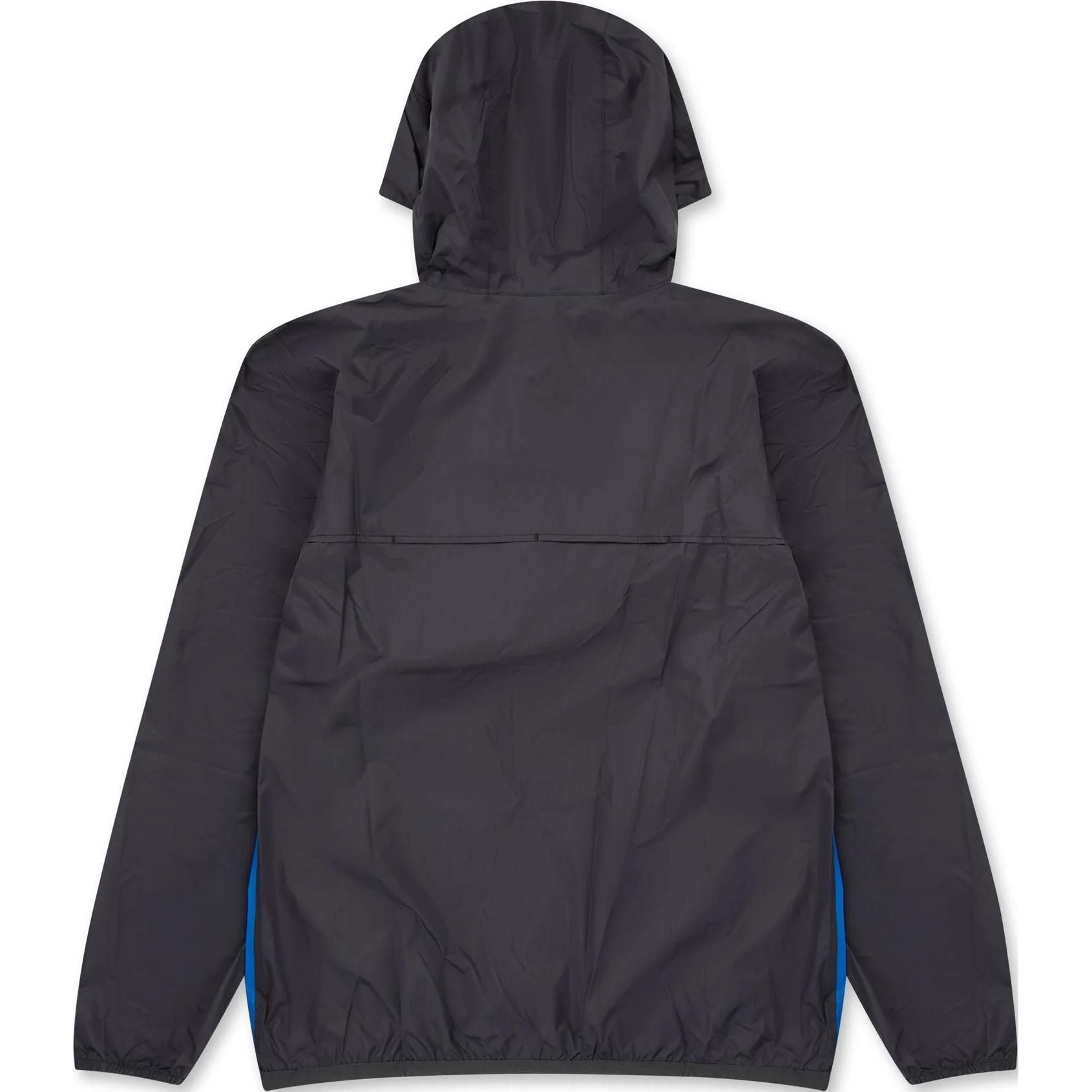 COMME des GARCONS PLAY FW25 K-Way Full Zip Hoodie 'Blue Black' AZ-J505-051-2