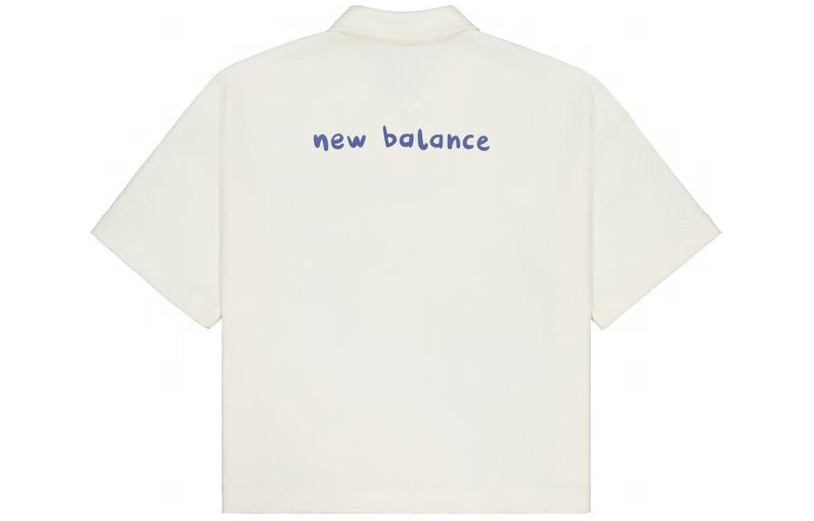 (WMNS) New Balance Floral Print Polo Asia Sizing 'Ivory' NFE26112-IV