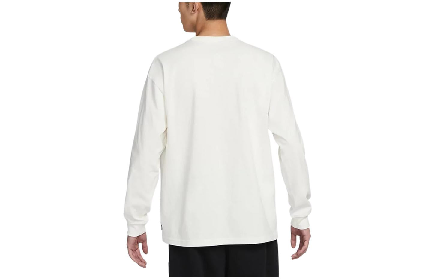 Nike M Nsw Prew Essntl Sustls Tee Embroidered LogoT 'White Grey' DO7391-133