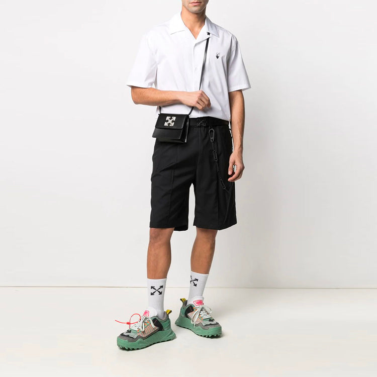 Off-White SS21 Chest Logo Micro Mark Short Sleeve Shirt White OMGA163S21FAB0040110
