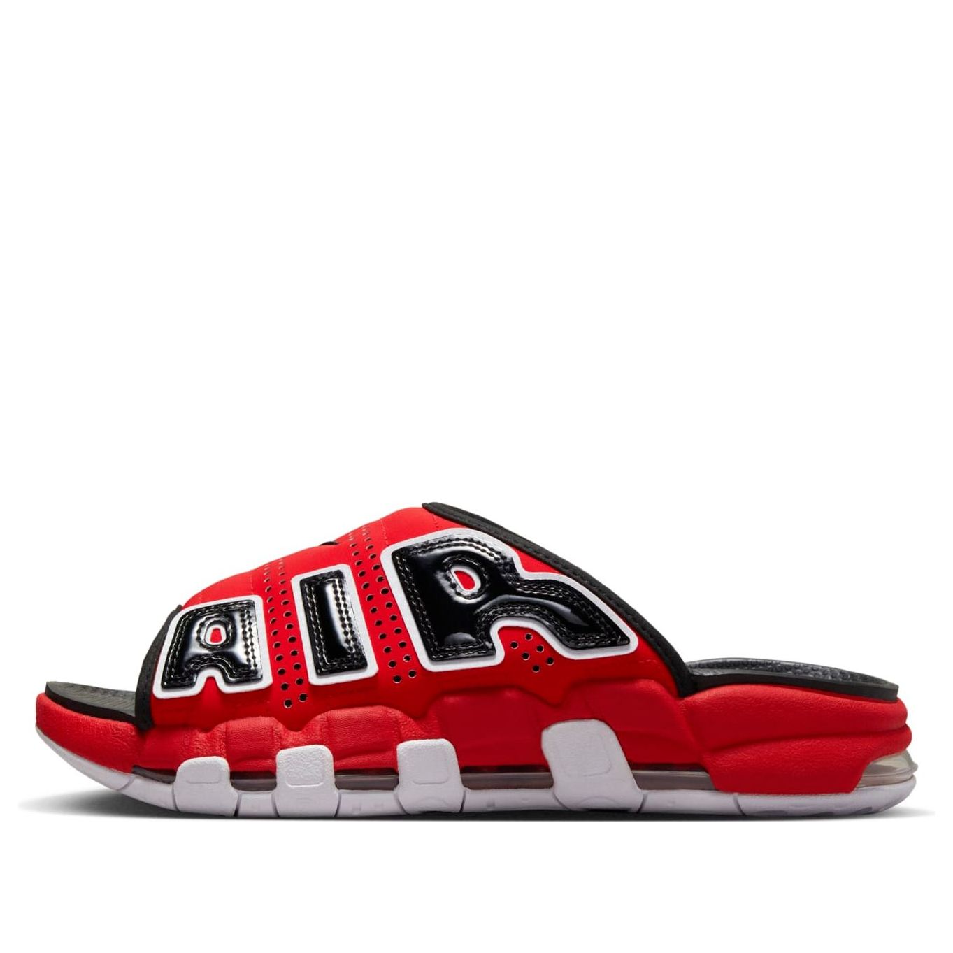 Nike Air More Uptempo Slide 'Bulls' FJ6035-600