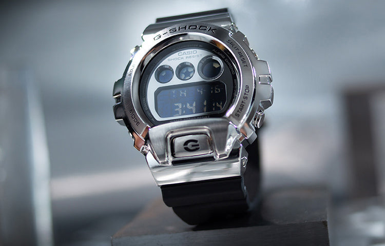 CASIO G-Shock Digital 'Black Silver' GM-6900-1PR