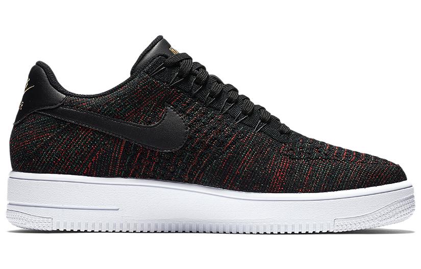 Nike Air Force 1 Low Flyknit 'Black Burgundy' 817419-005