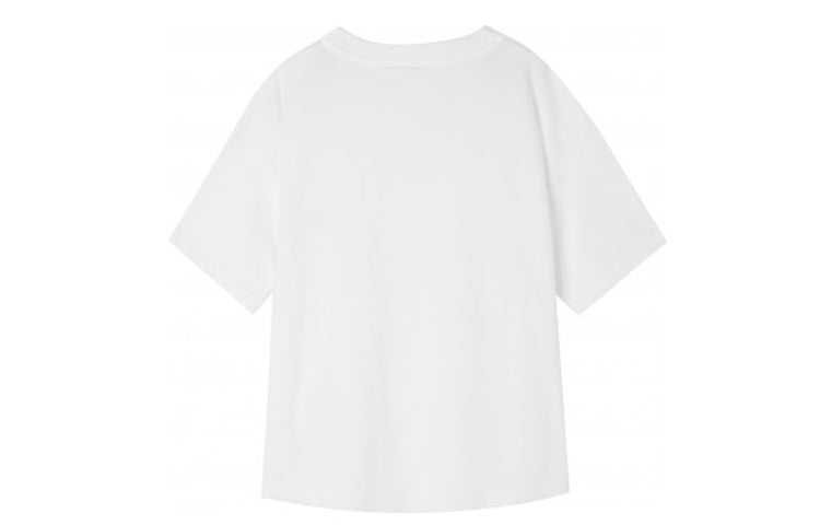 (WMNS) New Balance Round Neck Short Sleeve White WT01840WT
