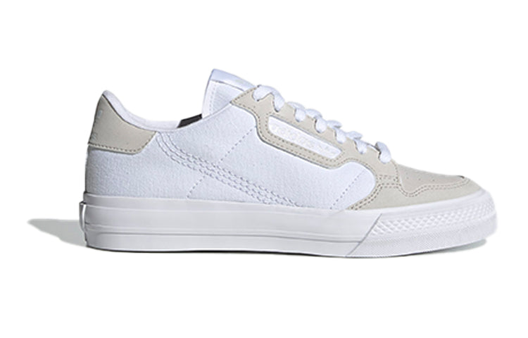 (GS) adidas Continental Vulc J 'White Grey' EF9449