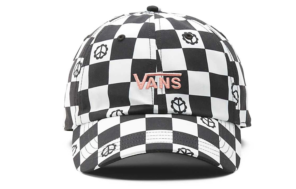 (WMNS) Vans Court Side Printed Hat 'White Black' VN0A34GRY0J