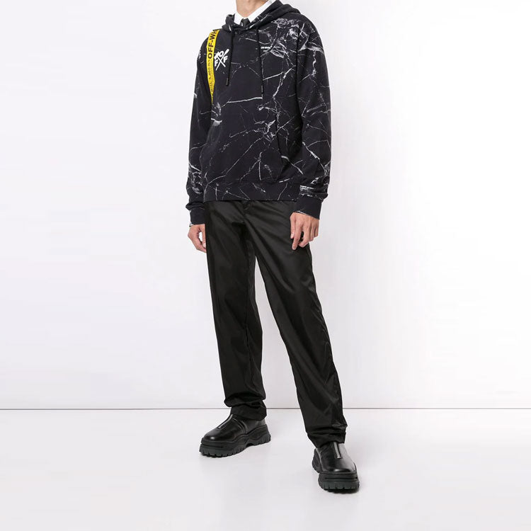Men's Off-White SS21 Large Printing Black OMBB034T19A950879901