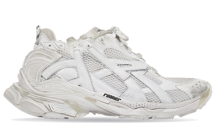 Balenciaga Runner Sneakers 'White Mesh and Nylon' 656065W3RA19000