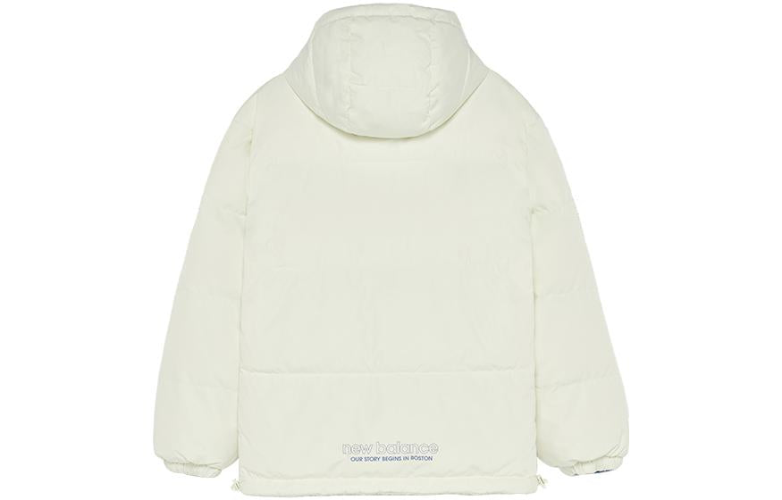 New Balance Logo Sportswear Puffer Asia Sizing 'White Blue' 5PC44733-IV