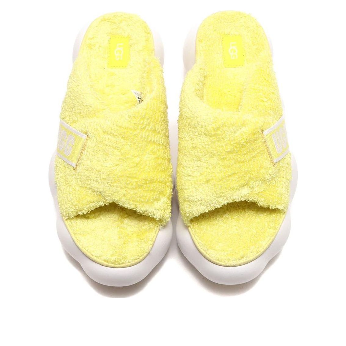 (WMNS) UGG Sugarcloud Slide 'Yellow White' 1138178-SYYL