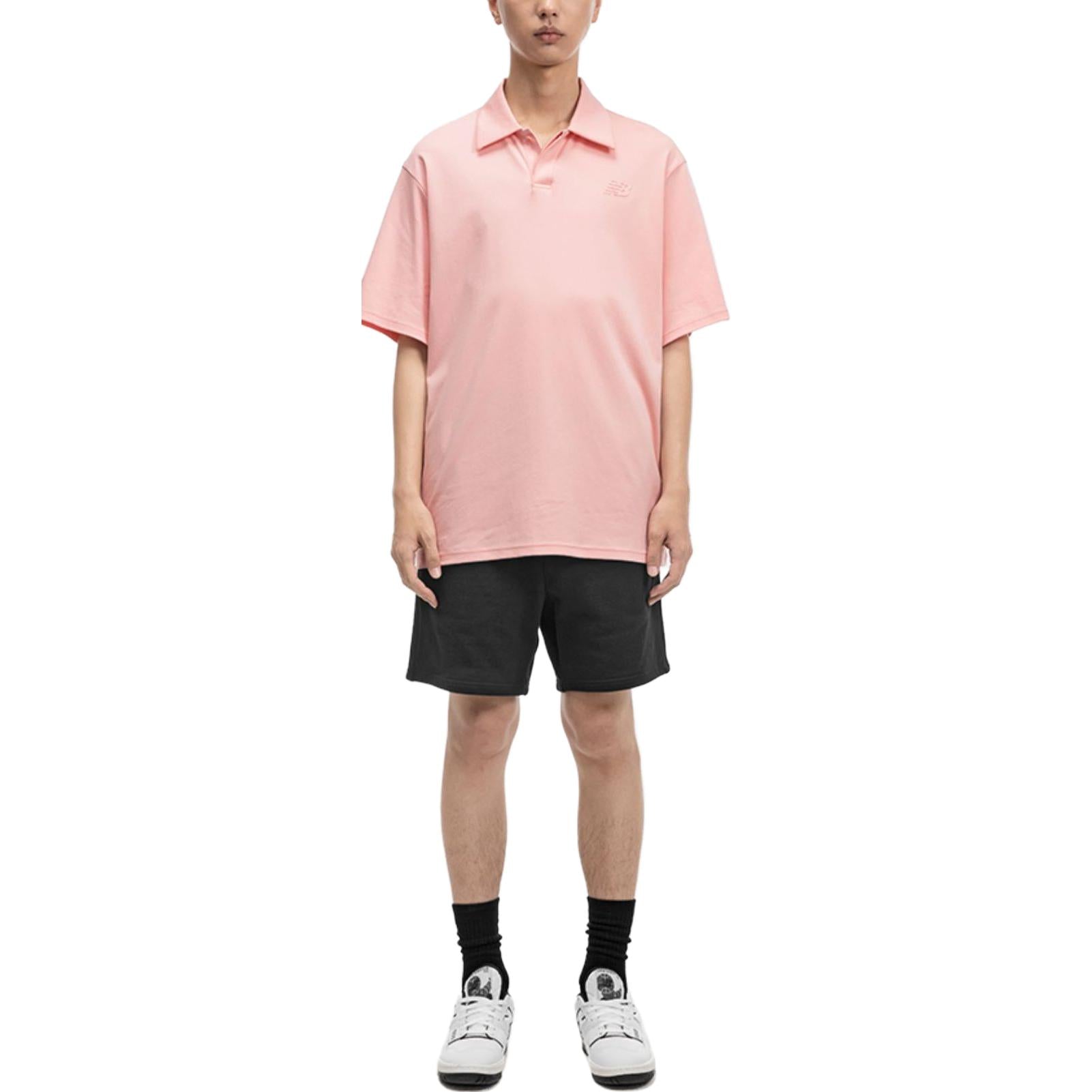 New Balance x Nice Rice SS23 Polo T-Shirt Asia Sizing 'Pink' 5FD27041-PK