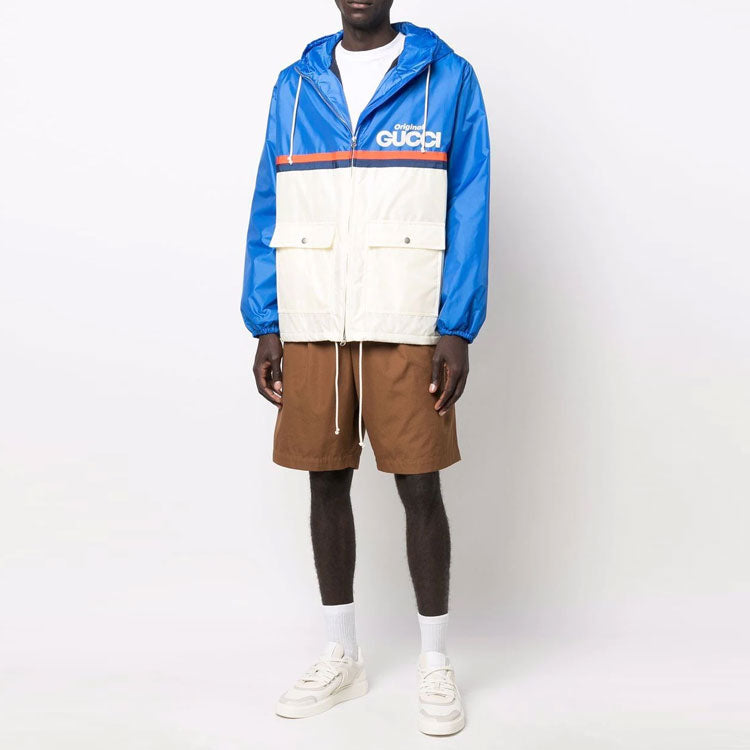 Gucci 'Original Gucci' Color Block Jacket 'Blue' 666551-ZAHXH-4415