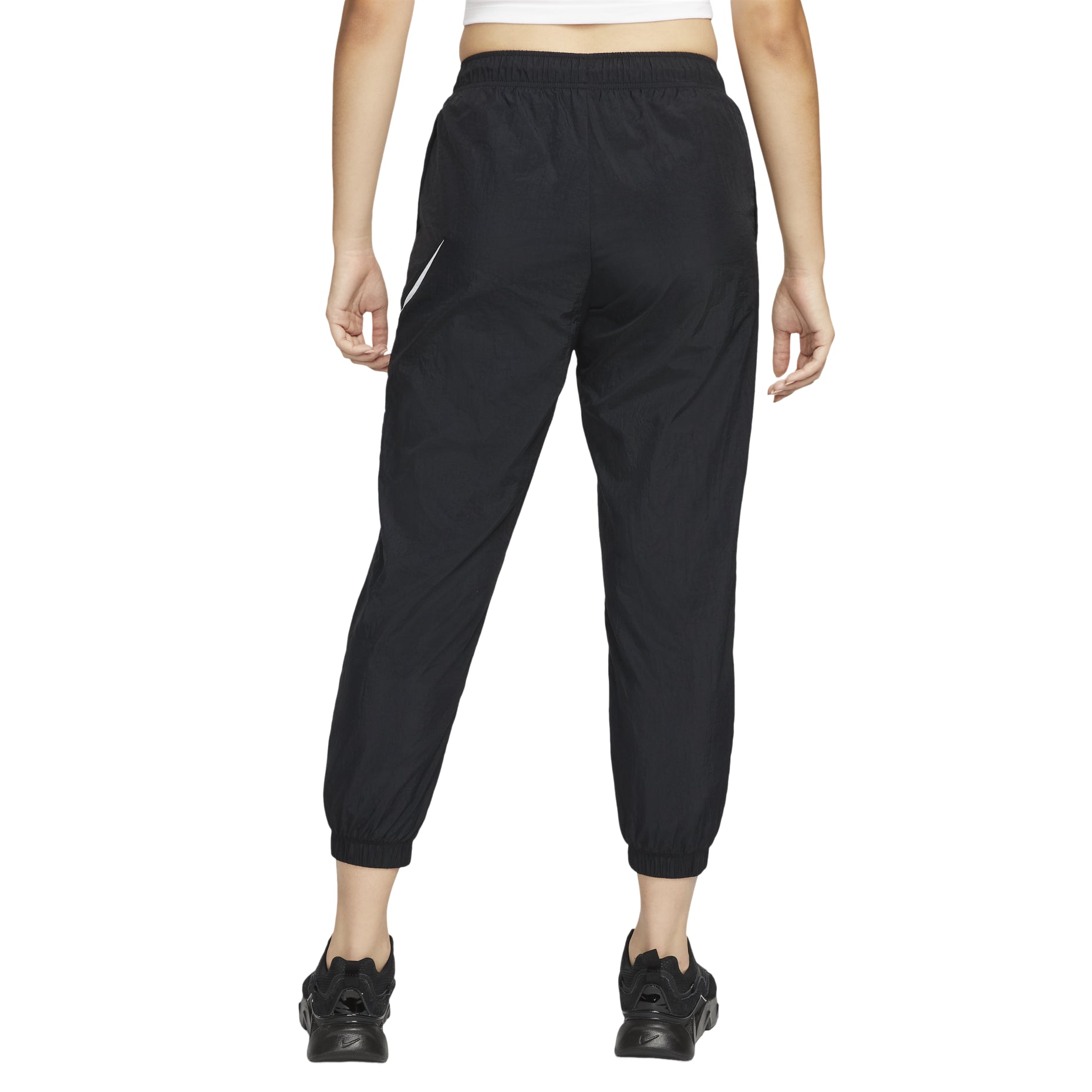 (WMNS) Nike Sportswear Essential Mid-Rise Pants 'Black' DM6184-010