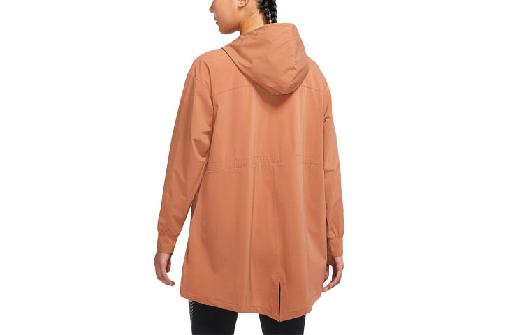 (WMNS) Nike AS W NK DF BLISS LUXE ANORAK MINERAL CLAY DH3528-215