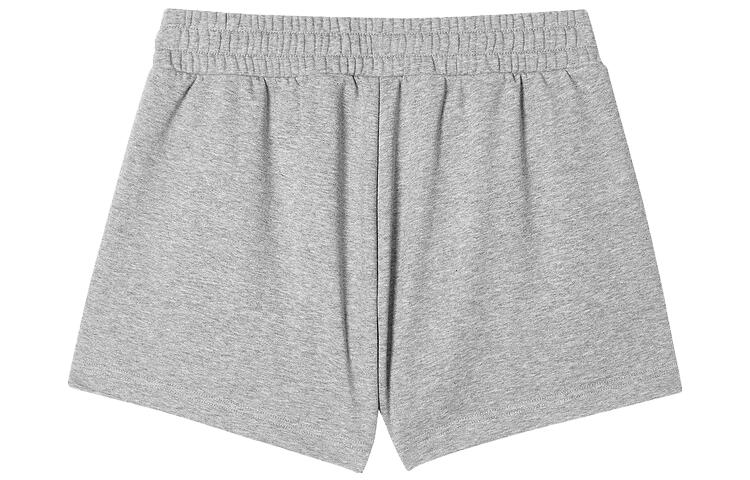 (WMNS) Skechers Logo Printed Short 'Grey Green' L122W108-004F