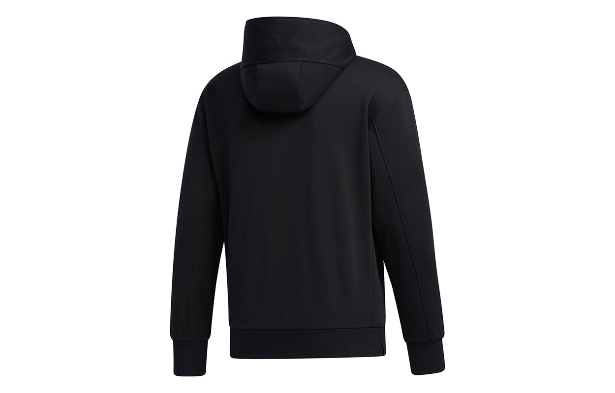 Men's adidas logo Hooded Jacket Black GM4457