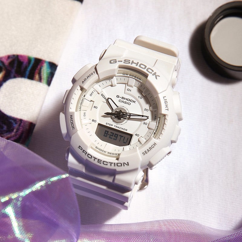 CASIO G-Shock Analog-Digital 'White' GAX-100A-7APR+GMA-S130-7APR
